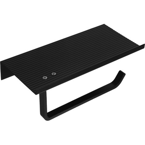 Porte Rouleau Mural Renforcé Étagère Support pour Papier Hygiénique Accessoires de Salle de Bain (1/5)
