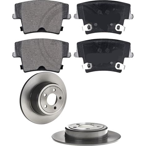 KIT FRENI POSTERIORI compatibile con CHRYSLER 300C (LX,LE) - DISCHI + PASTIGLIE OEM: FDB1953, FDB4777 / 17839 , 17904 , 18188 , 17906 /SOSTITUZIONE DIRETTA/BASSA POLVERE/SILENZIOSO (1/5)