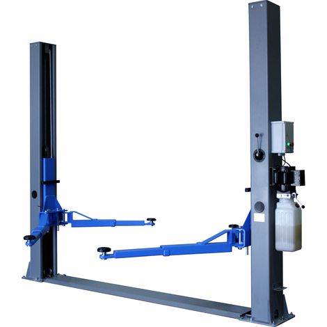 Topcar – Pont élévateur 4 tonnes à deux colonnes – Déverrouillage semi-automatique – Capacité 4000 kg – Hauteur max 2010 mm – P2C4MC (1/5)