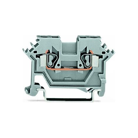 Connecteur de barre omnibus à 2 fils 2,5 mm² gris 280-601