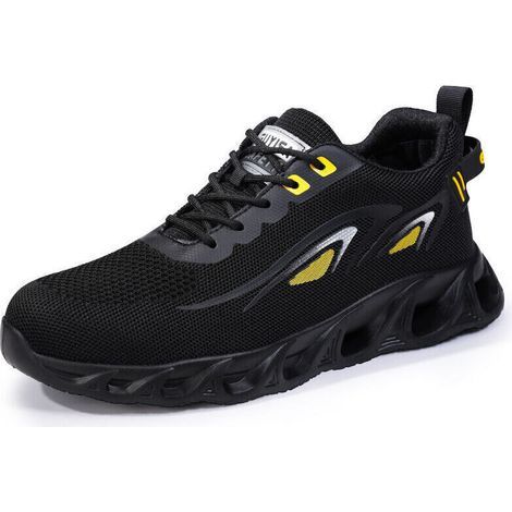 Baskets de sécurité respirantes, bottes de travail pour hommes et femmes, chaussures à bout en acier, Sports de plein air-39.. (1/3)