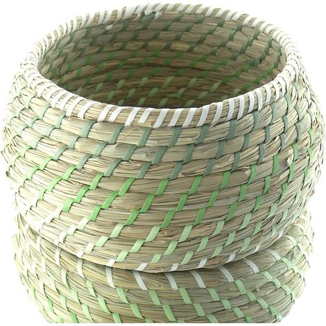 GASPER Korb L aus Seegras geflochten Ø ca. 30 cm