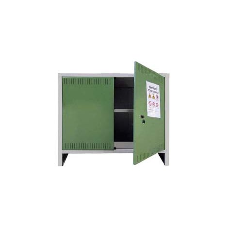 Armadio Stoccaggio Fitosanitari a Due Ante 80 Cmh. 100 CMX40X80H, Smontato