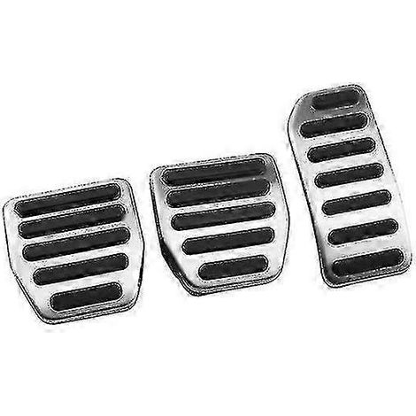 Pédales d'accélérateur et de frein en acier inoxydable pour Volvo XC60, XC70, V60, V70, S40, S60, S80L et C30 - Accessoires et pièces détachées (1/5)