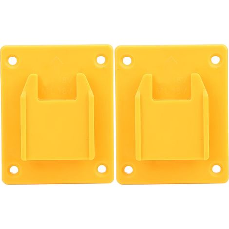 2pcs M18 Power Tool Machine Milwaukee, Support de Perceuse Support Support de Perceuse électrique pour Perceuse électrique Accessoire Matériel Pièces (Jaune) (1/5)