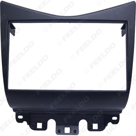 Convient pour Honda Accord : cadre de modification audio/vidéo, panneau de navigation DVD, support 2DIN noir (1/5)