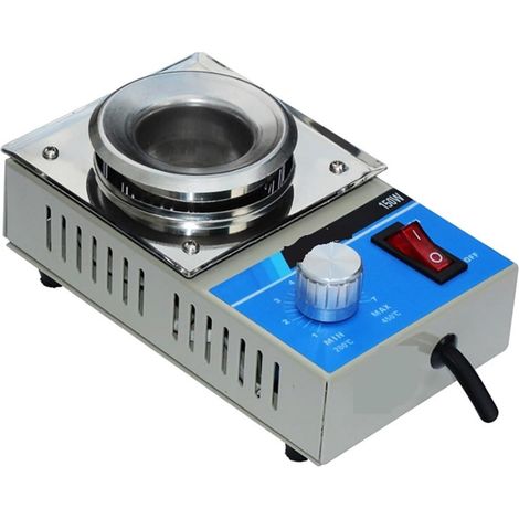Pot à souder Miniature sans Plomb ZB80D, 250W, Four de d'étain à Haute température 200-450'C, Pot de qualité(ZB-80C Lead) (1/5)