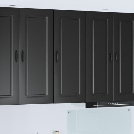 Küchenschrank Kalmar Schwarz 40 x 31 x 100 cm Holzwerkstoff