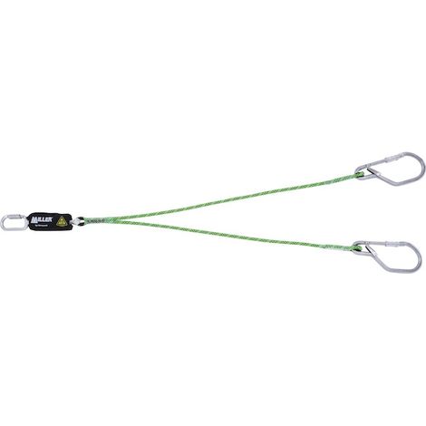 Longe antichute Y (double) Miller® - 1 m - QT + 2GO60 - MILLER BY PIP