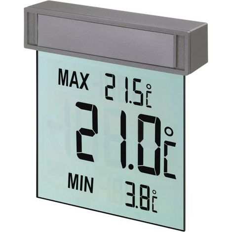 TFA Dostmann 30.1025 Fenster-Thermometer Silber 30.1025