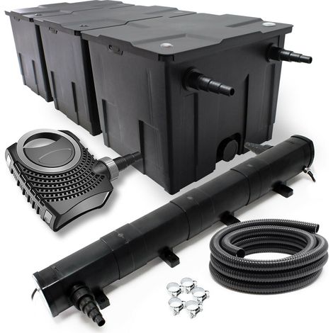 Kit set di filtrazione Pompa da 72 watt 10000 litri all'ora Tubo da 10 m