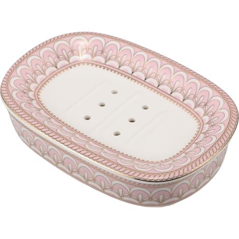 Soap Dish with Drainage and Detachable Design Vintage Style