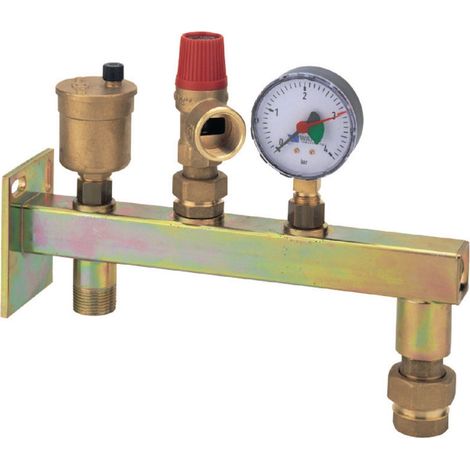 Console vase d'expansion 5 à 24L – Kit complet prêt à raccorder – Soupape 3 bar + Manomètre + Purgeur - Watts