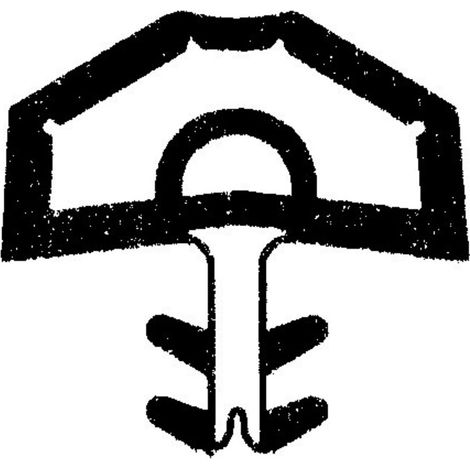 TRELLEBORG Zimmertür-Dichtung L5010,TSP-Flex weiß 100 Stk (1/3)