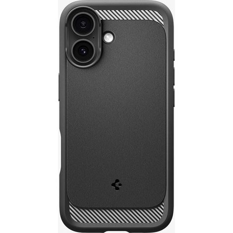 Spigen iPhone 17 Rugged Armor MagFit Case - Matte Black