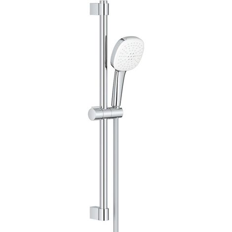 Ensemble de douche 2 jets 7.4 l avec barre 600 mm Tempesta Cube 110 chromé - GROHE SARL (1/3)