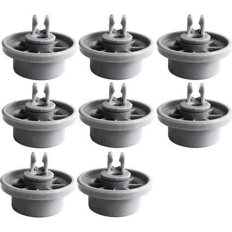 Set of 8 Dishwasher Wheels, Cutlery Basket, Universal Fit, Compatible with Bosch & Siemens Dishwasher, Lower Basket, Model 165314 (1/5)