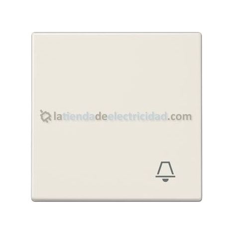 Jung Bascule 1 bouton, symbole sonnette, Duroplast, Série LS, blanc LS 990 K