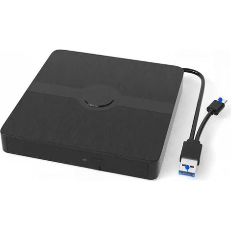 Lecteur Blu-ray externe USB 3.0 et graveur BD Type-C Combo Lecteurs optiques 3D Label