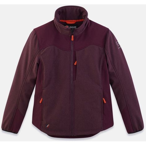 Veste softshell de travail femme Parade OSTRA Bourgogne XL. (1/5)
