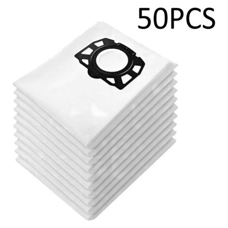 Lot de 50 Sacs pour Aspirateur Karcher wd4 wd5 wd6 mv4 mv5 mv6 Sac daspirateur lavable (1/4)