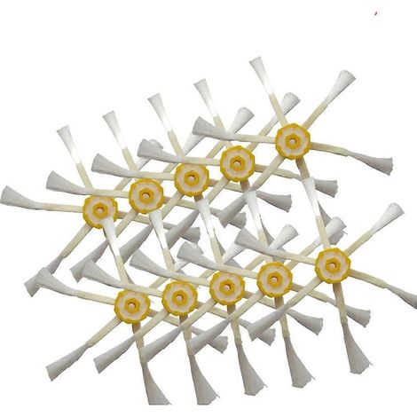 10 Side Brosse pour IRobot Roomba 500 600 700 Series 550 560 630 650 760 770 780 Sweeper Accessoires (1/5)