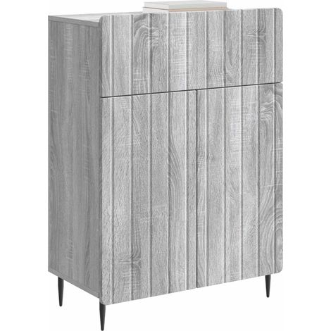 Maison Exclusive - Credenza Grigio Sonoma 66 x 34,5 x 92 cm Legno ingegnerizzato