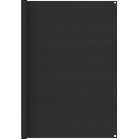 Tapis de tente Terrasse Salon Cuisine - Tapis de jardin 200x400 cm Anthracite BV990159 - BonneVie (1/4)