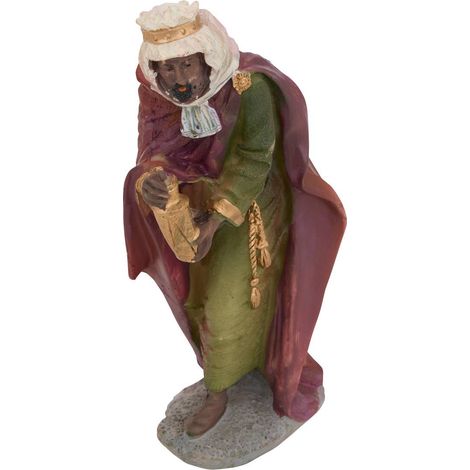 Santon per culla natalizia h.20cm in resina assortita - Atmosphera créateur d'intérieur