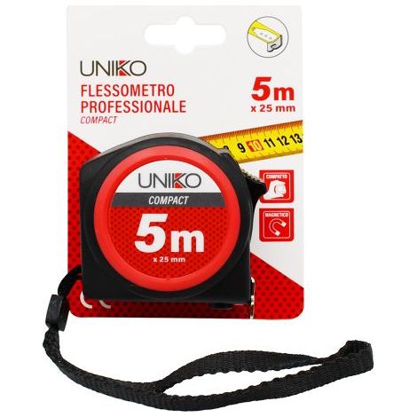 FLESSOMETRO 'COMPACT' mt.5 x 25 mm