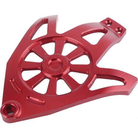 Cache-moteur protection chute Yamaha NVX/Aerox 155 2015-2019 rouge, carter stator anti-crash, protège-cylindre moto, accessoire robuste. (1/5)