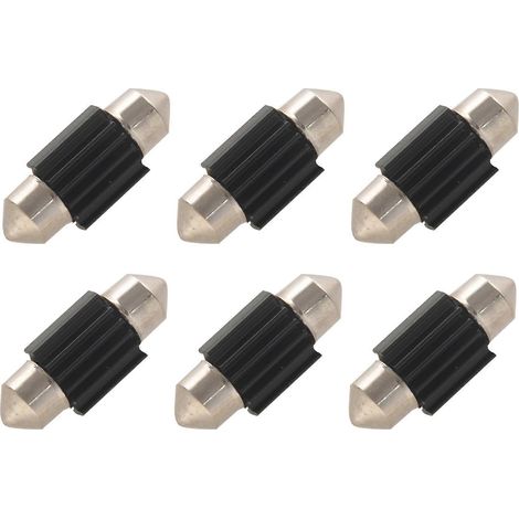 6 ampoules LED ultra-lumineuses de 400 lumens, puce 3020, sans erreur Canbus, pour éclairage intérieur de voiture (plaque d'immatriculation, plafonnier, carte). (1/5)