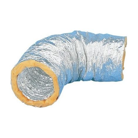 Unelvent – Gaine VMC souple alu isolée Ø200 – Conduit flexible 10 mètres – Isolation thermique et phonique – Classement M1