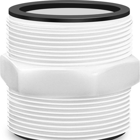 Adaptateur de tuyau universel d'origine pour pompes de piscine Intex Coleman, 1,5 pouce 2 voies avec rondelle. (1/4)