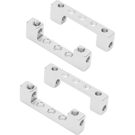 90°-Doppelkopf-Servohalterung aus Aluminium, 4-teilige Basishalterung, Hochleistungs-Motorhalterung, Montagesatz 3205-0001-0003 (1/5)