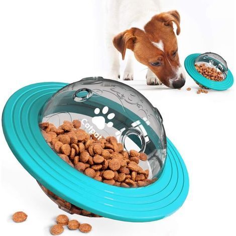 Jouet interactif pour chien IQ Treat Ball Distribution de nourriture Chien Puzzle Jouet pour petits chiens de taille moyenne jouant à la chasse à la mastication (1/5)