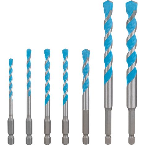 Bosch EXPERT HEX-9 Multi Construction Drill Bit Set 7 pcs 2608902370