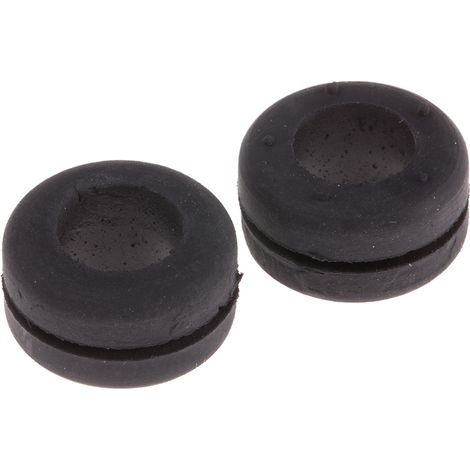 Passe-câble RS PRO en Polychloroprène, Ø câble max. 8mm, panneau 1mm max, Ø découpe 11mm ( Prix pour Sachet de 100 )