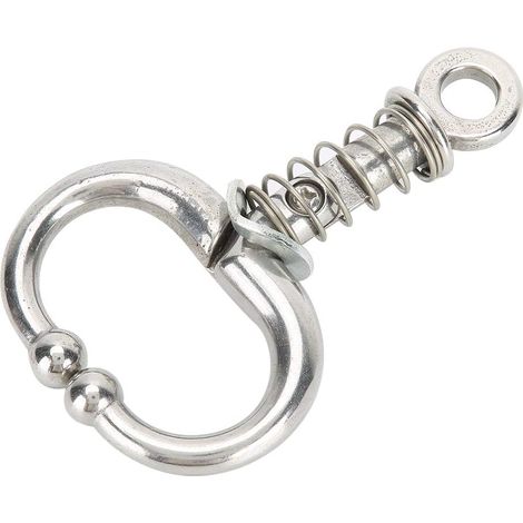 Ressort Type Taureau, Bovins Nez Type Anneau Nez Vache Pinces et Produits D'élevage Animaux Équipement AccessoireRessort (Anneau de Nez de Taureau à Ressort) (1/5)