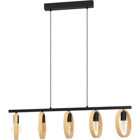 Eglo Ipsden Lampadario Nero 110 cm (1/4)
