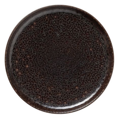 Assiette à dessert Ø 17,5 cm metallic brown ROCKZZERO - Was Germany
