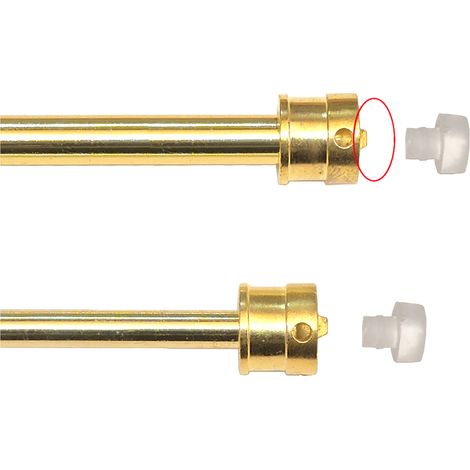 STANGHETTA A MOLLA 'ONLY ONE' UNIVERSALE cm. 37/63 - oro- 10 coppia
