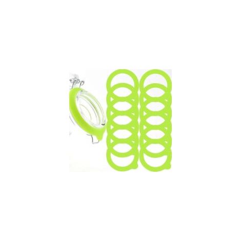 Remplacement de Joints de Bocal en Silicone, Joints d'étanchéité en Silicone étanche à l'air (Vert) (1/5)