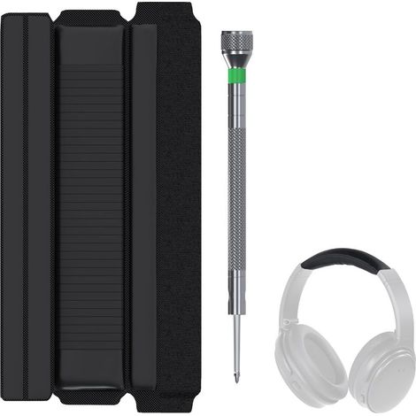 Ersatz-Kopfbügel für Bose QuietComfort 35, 35 II (QC35, QC35 II) / Bose QuietComfort 45 (QC45) Over-Ear-Kopfhörer – Ersatz-Kopfbügel aus PU-Protein – Schwarz (1/4)