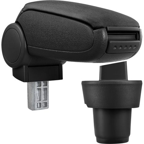 Bracciolo centrale per Seat Mii con scomparto imbottito in tessuto nero 030000680