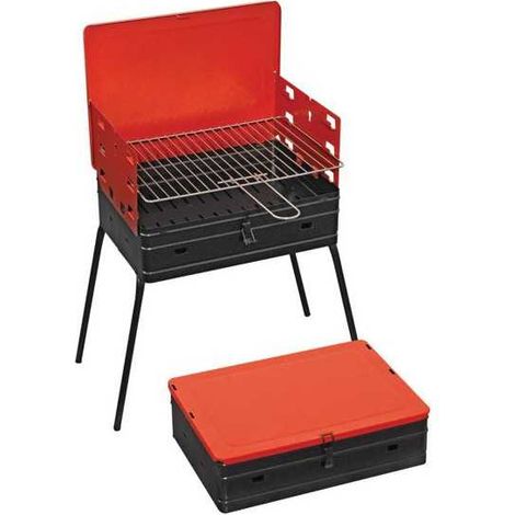 Barbacoa rectangular maletín 40X30 h 72 50055