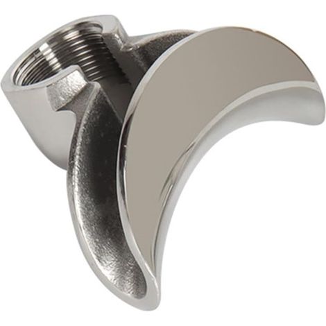 Auslauf für Siebträger von Kaffeemaschinen – Ersatzauslauf aus Edelstahl (Doppelauslauf-Version) für 58-mm-Espresso-Siebträger. (1/3)