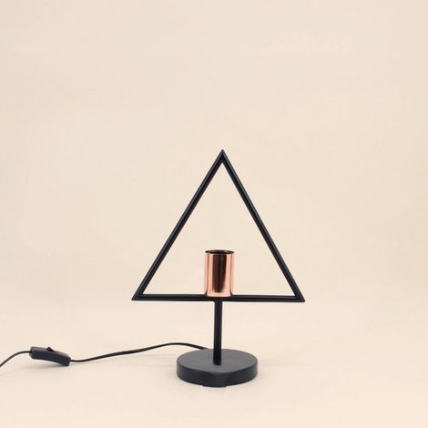 Lampe à poser design forme triangle (1/5)