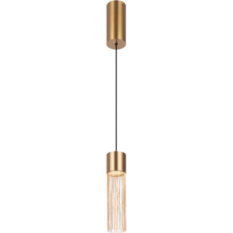 Maytoni Imaginary Lampadario a sospensione moderno e sottile, oro 3000K 100lm (1/5)
