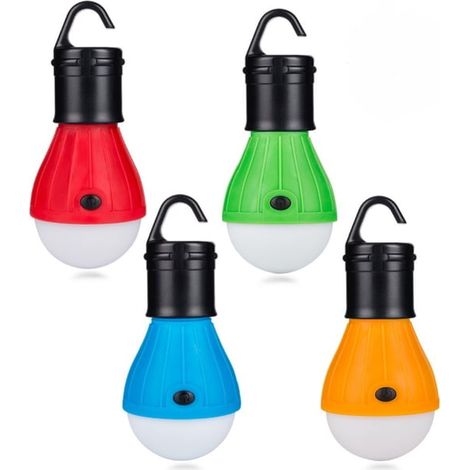 Mini lampe de camping portable étanche pour tente, lampe torche d'urgence avec crochet de suspension 5188